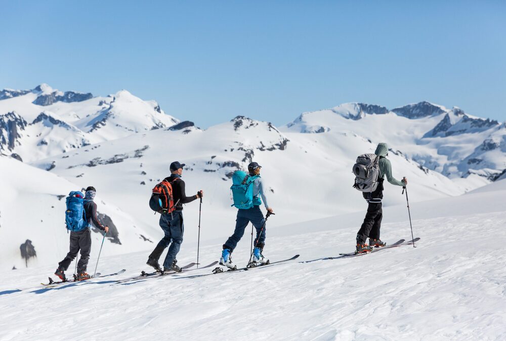Intro to ski tour in canada