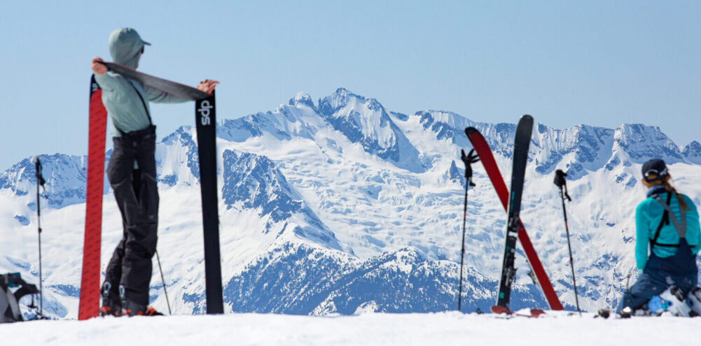 Intro to ski tour in canada